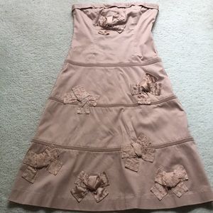 Strapless odille dress
